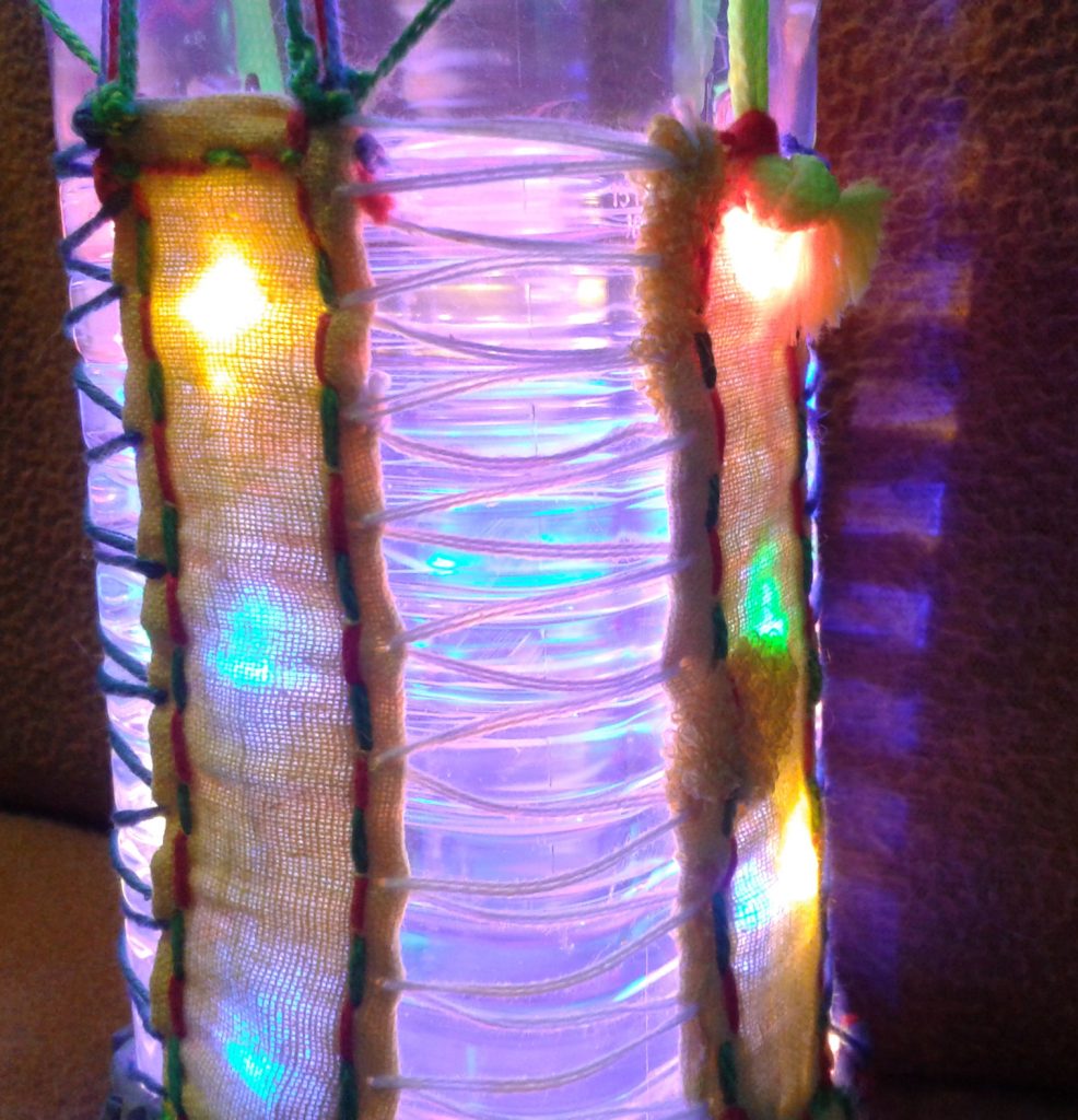 Butelka świetlna FolkSmolk duża - zabawka świecąca, lampion